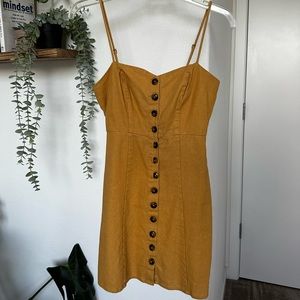 Yellow summer dress from pacsun